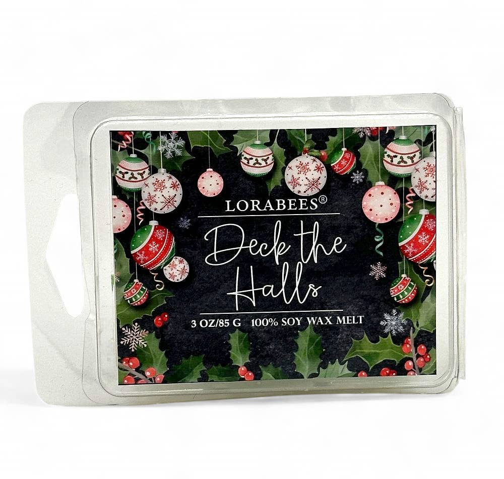 Lorabees - Deck the Halls Cottage Core Christmas Wax Melts