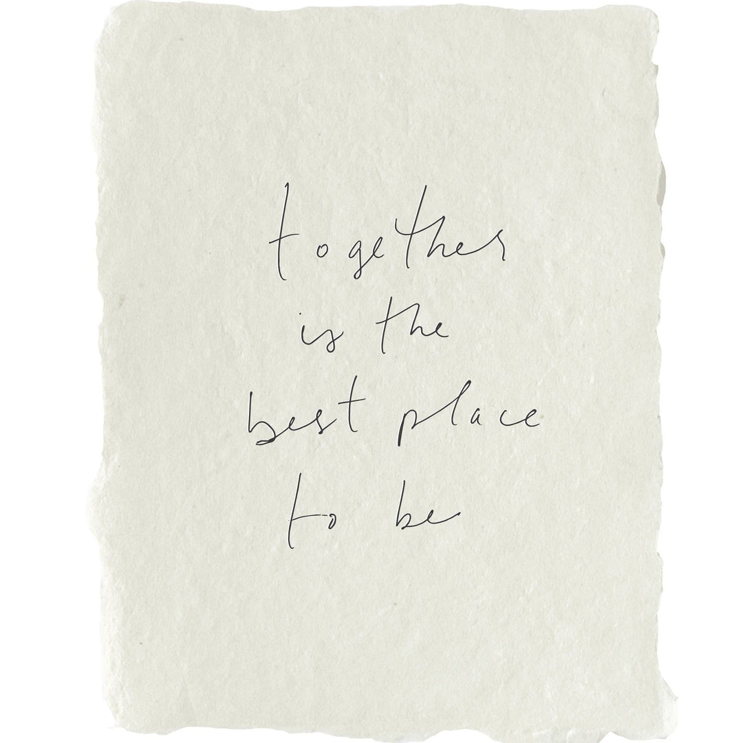 farmette - Together is the best place to be art print