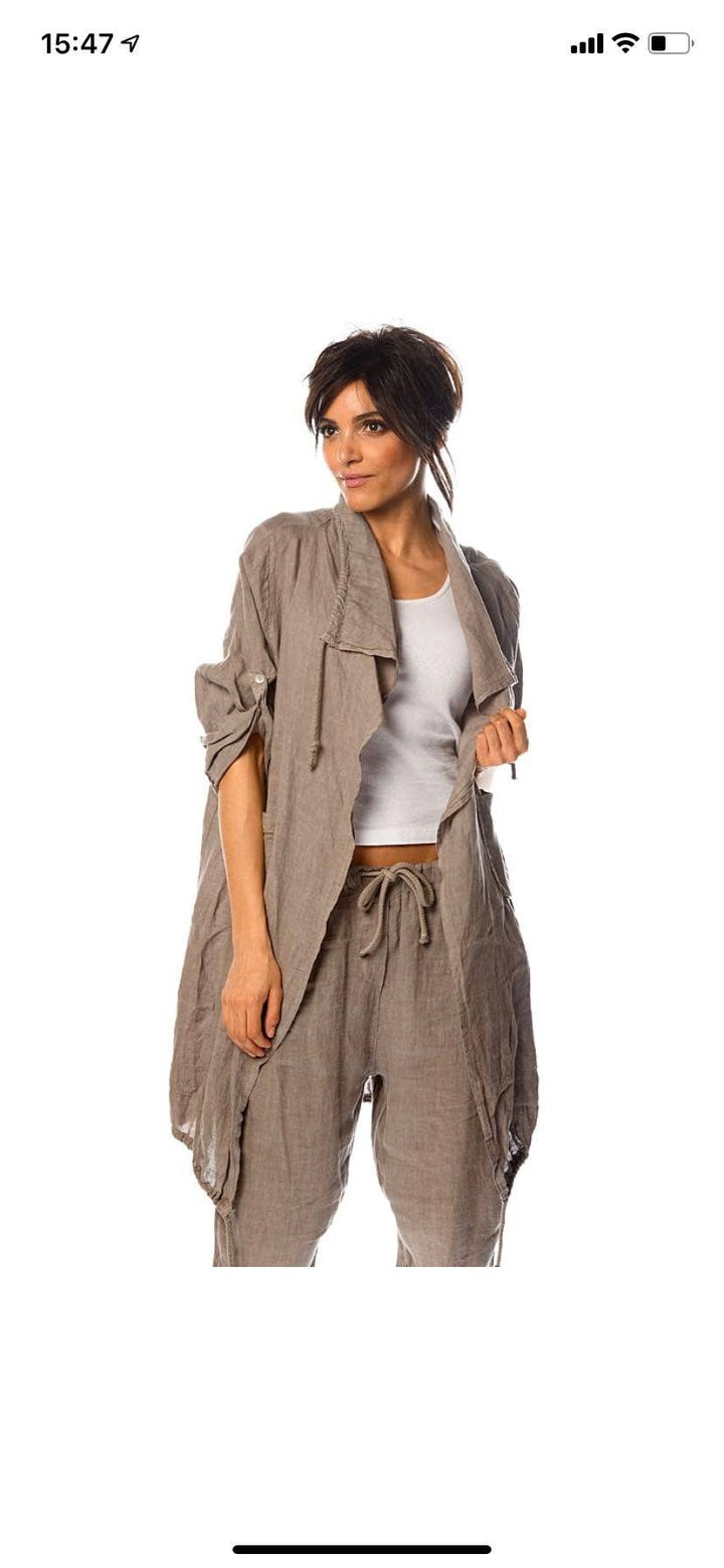 LÉA &amp; LUC - 100% Linen Vest REF. 9679