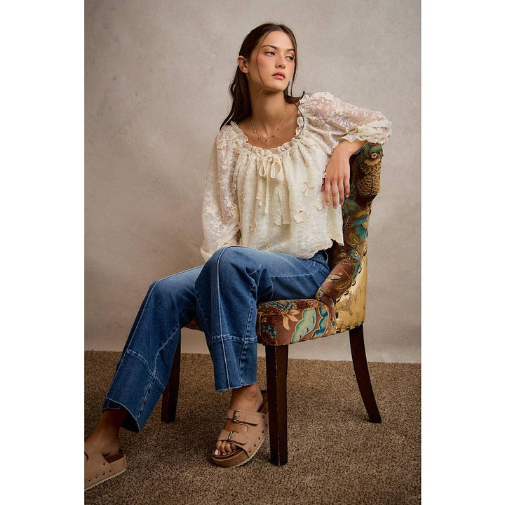 The Flora Lace Blouse
