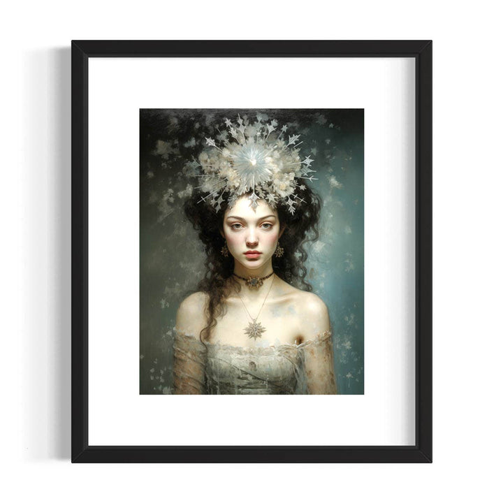 Salty Alyce - Winter Snow Queen Portrait Print 61RD
