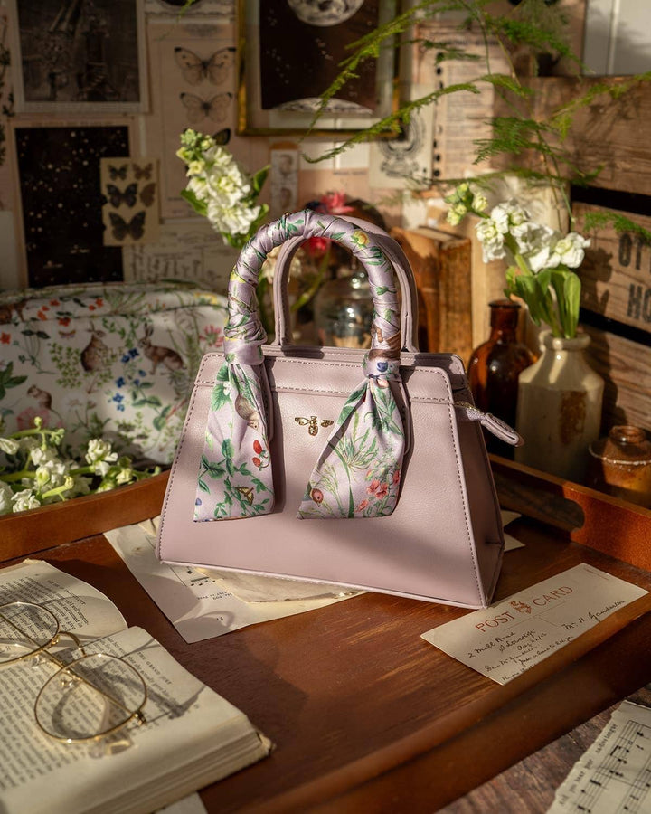 Fable England - FABLE Meadow Creature Orchid Bouquet Mini Tote Purse