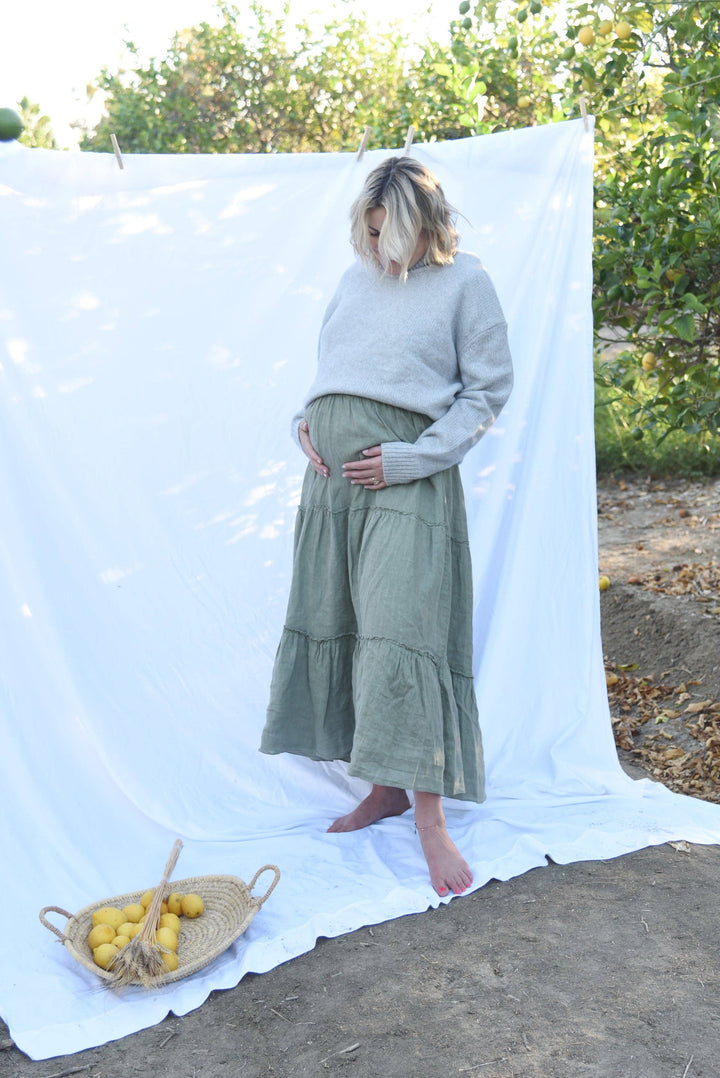 The Cashmere Carmel Sweater // Pebble-On SALE