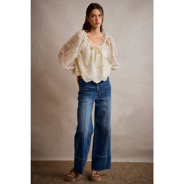 The Flora Lace Blouse