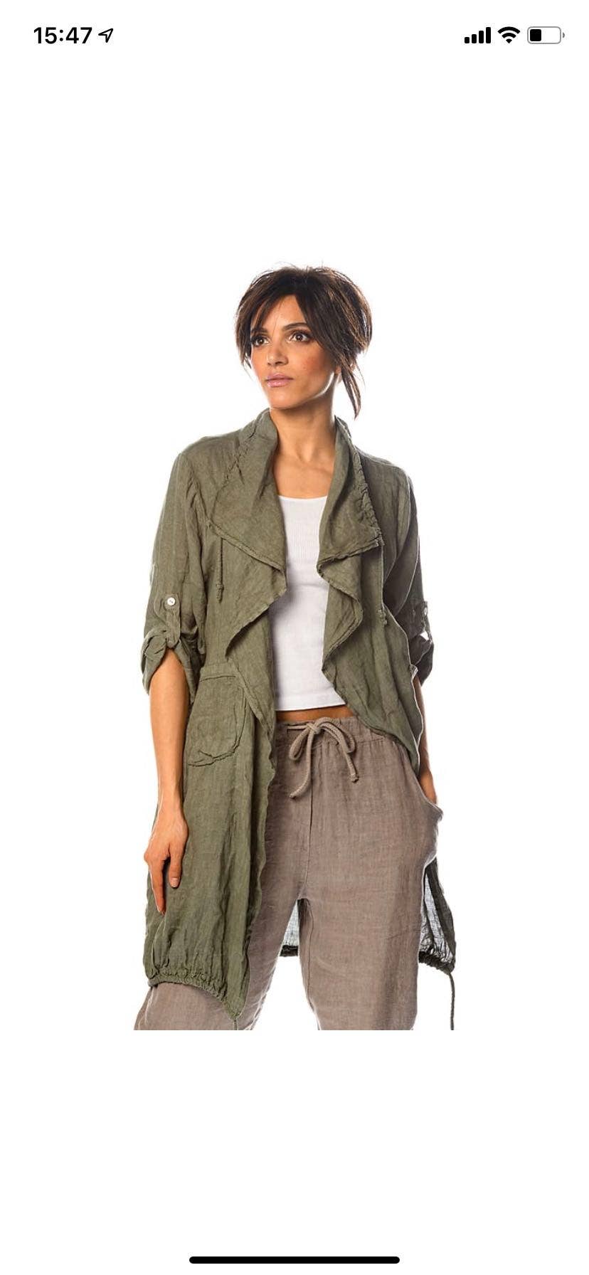LÉA &amp; LUC - 100% Linen Vest REF. 9679