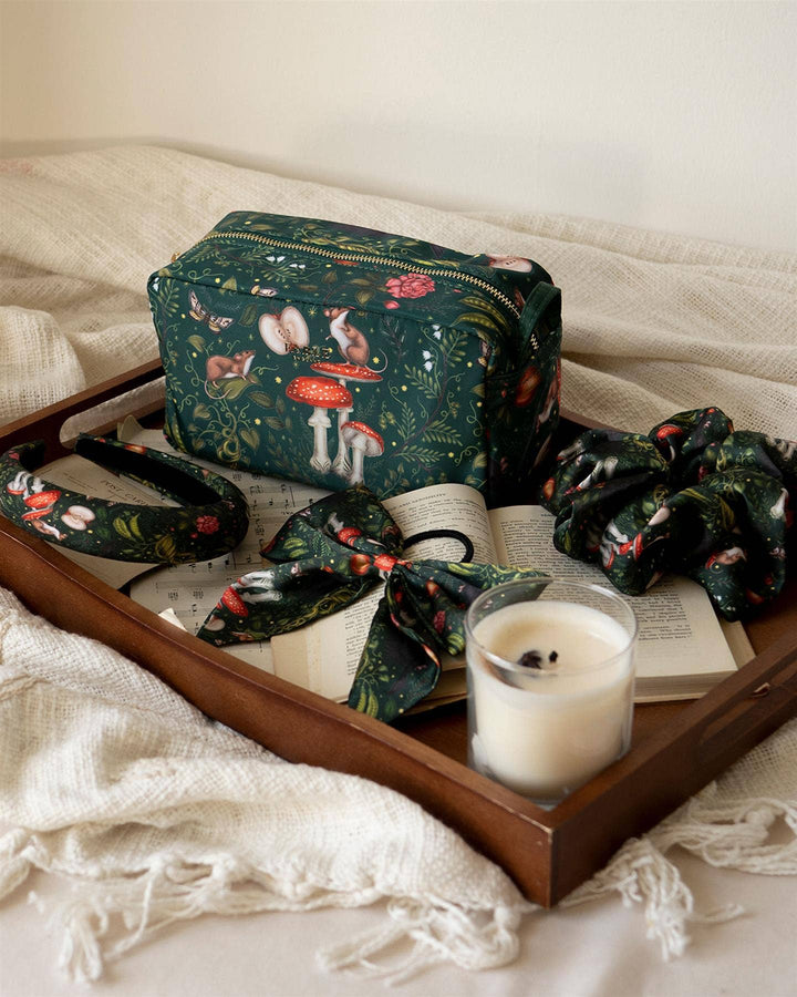 Fable England - FABLE x Catherine Rowe Into the Woods Green Travel Pouch