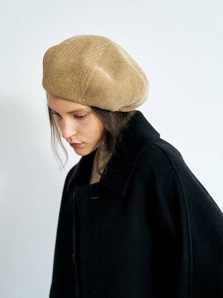 Lost Pattern NYC - "Velvet Cloud" Beret Hat - Ecru