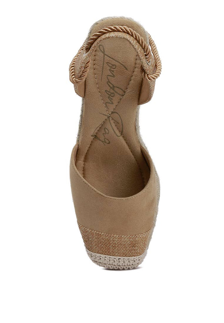 RagCompany - Aiden Lace-Up Crochet Espadrilles-ON SALE