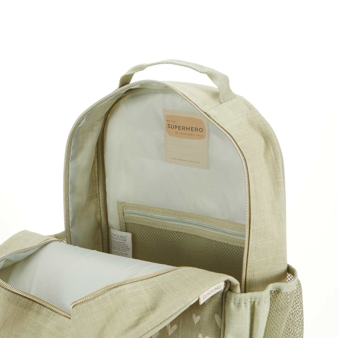 SoYoung - Little Hearts Sage Grade School Backpack