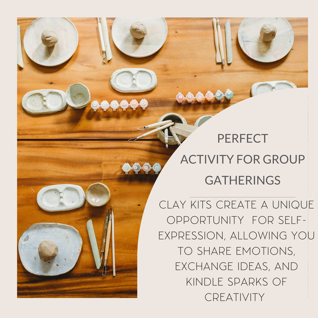 Breathe People - Deluxe Clay Date Activity Kit- Clay Kit for Two