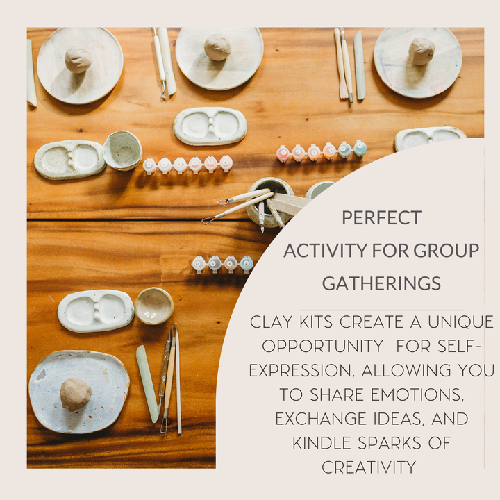 Breathe People - Deluxe Clay Date Activity Kit- Clay Kit for Two