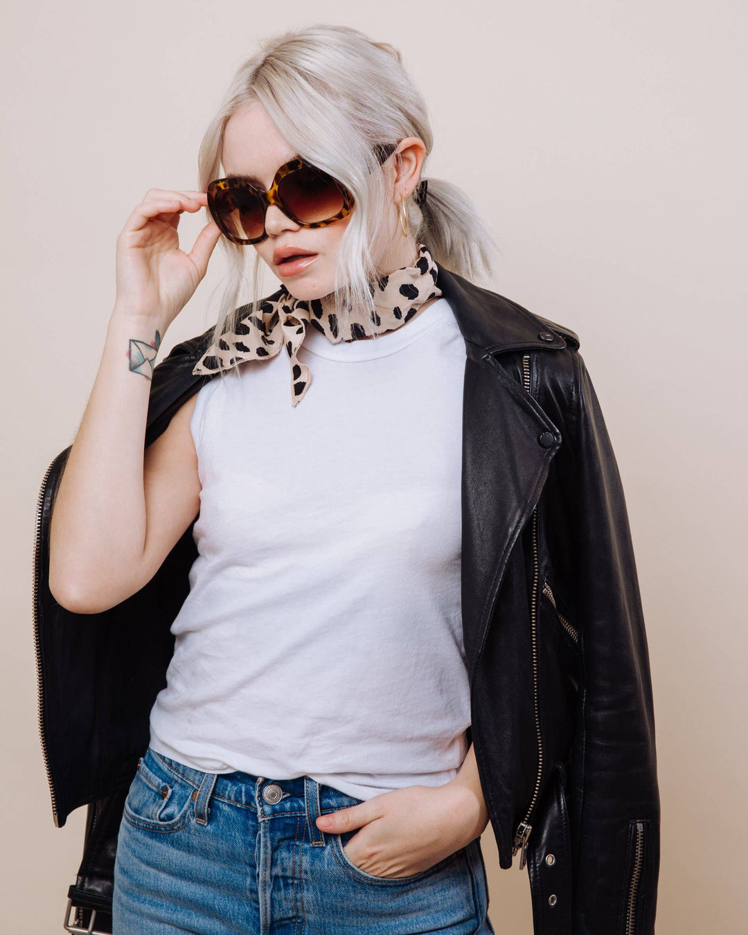 Devil in Disguise Silk Convertible Scrunchie Tie