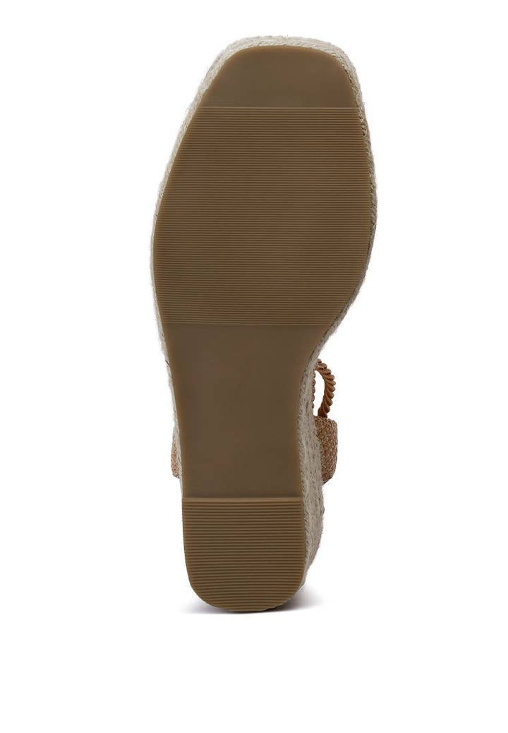 RagCompany - Aiden Lace-Up Crochet Espadrilles-ON SALE