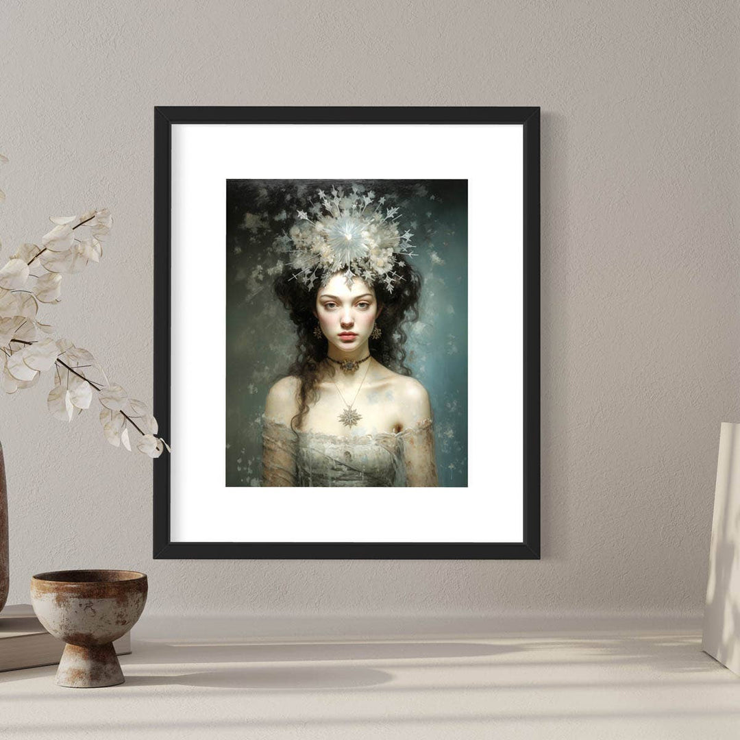 Salty Alyce - Winter Snow Queen Portrait Print 61RD