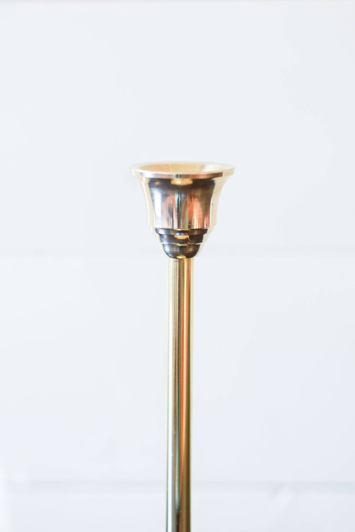 The Classic Brass Candle Holder Set