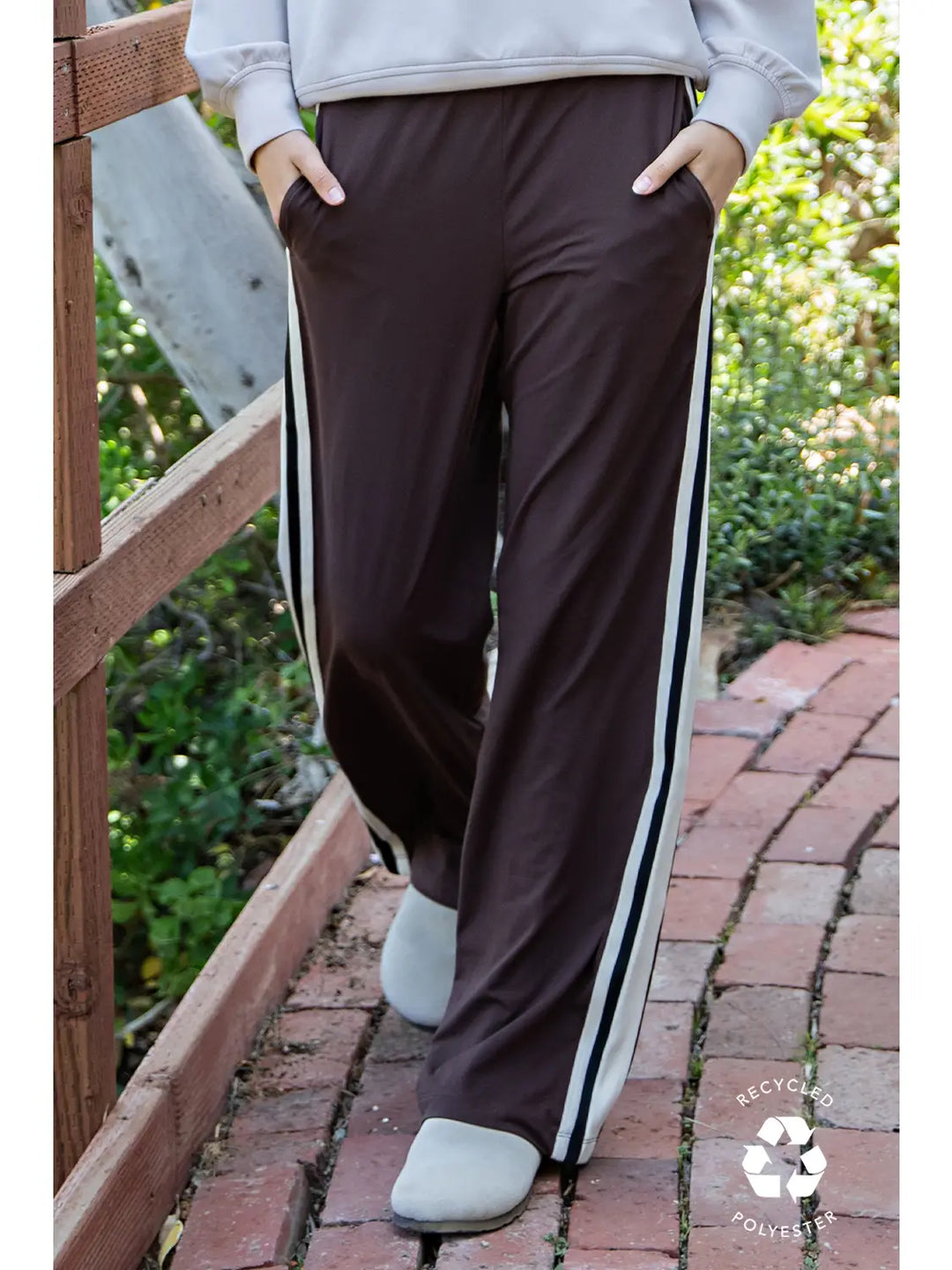 Pre-Order: Butter Soft Side Stripe Straight-Leg Pants