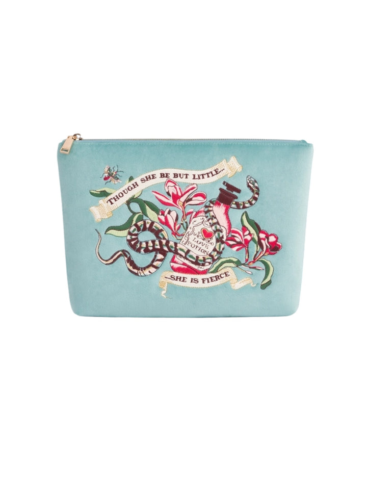 Midsummer Dream Love Potion Embroidered Velvet Pouch