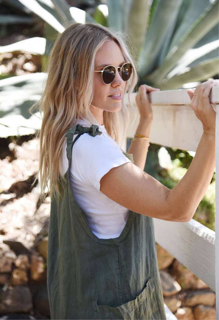 The Linen Overall // Fern