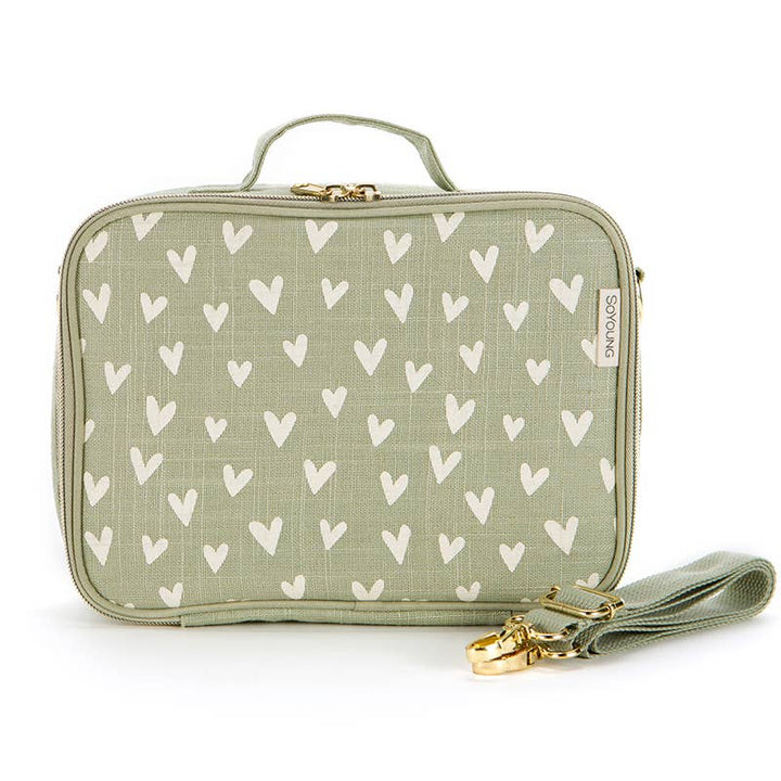 SoYoung - Little Hearts Sage Lunch Box
