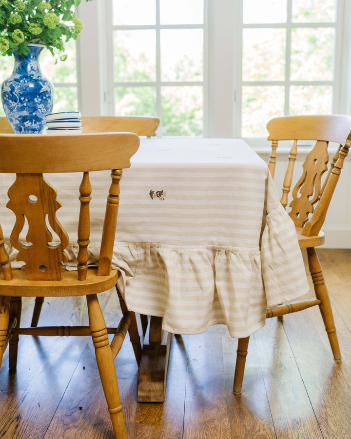 The Frances Ruffled Tablecloth