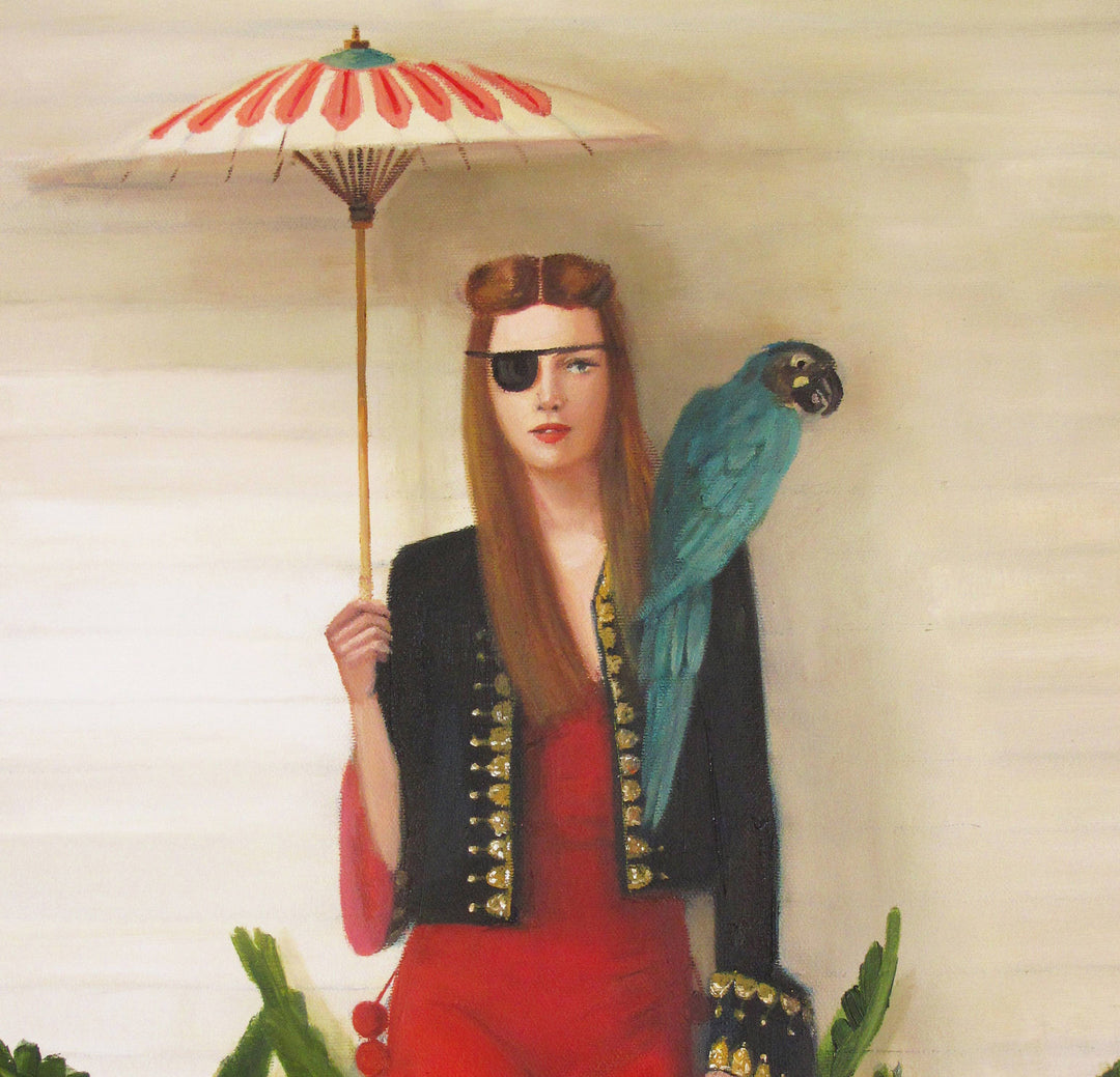 Janet Hill Studio - Mathilda The Red. 10.75"x14" Art Print