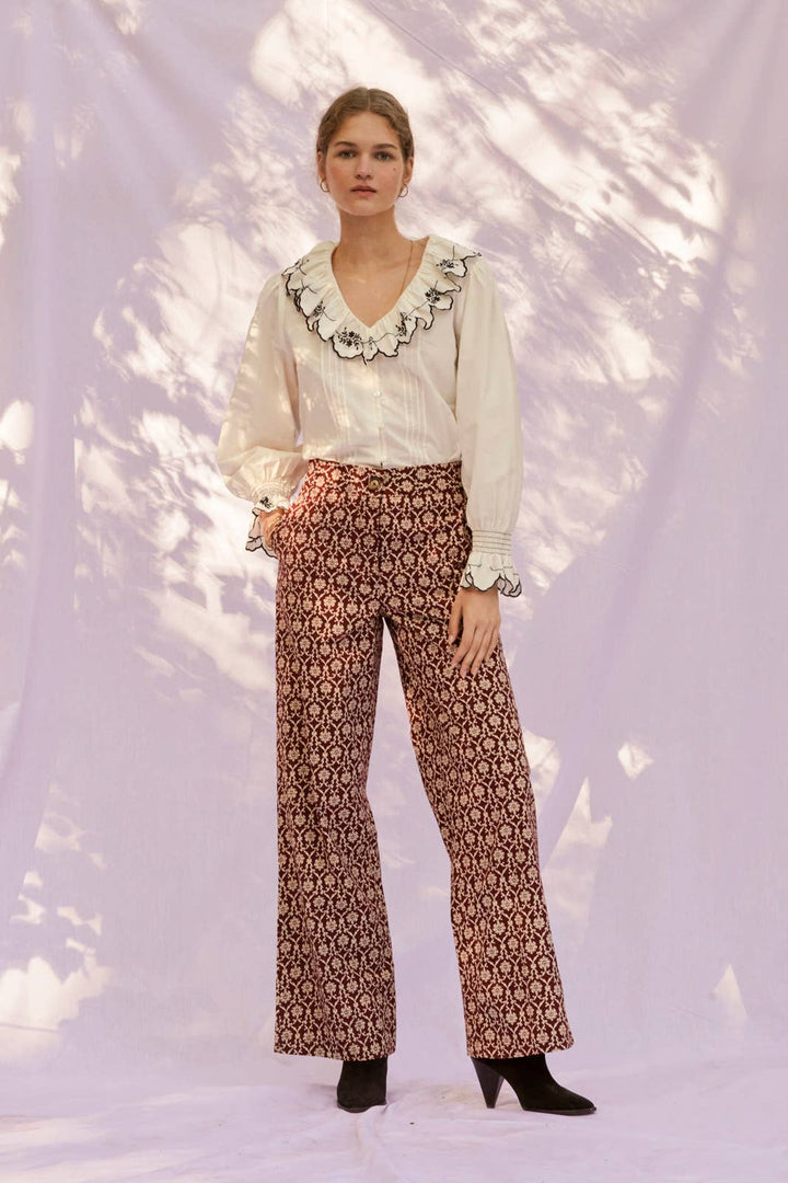 Margarita Blouse Ecru: Medium
