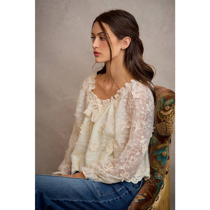 The Flora Lace Blouse
