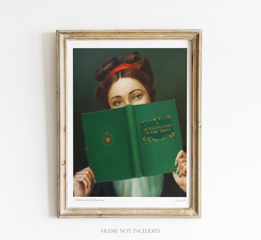 Janet Hill Studio - A Victorian's Guide to Time Travel. 8.5x11 Print