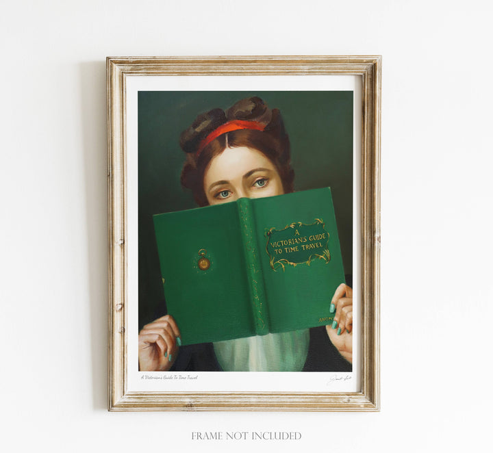 Janet Hill Studio - A Victorian's Guide to Time Travel. 8.5x11 Print