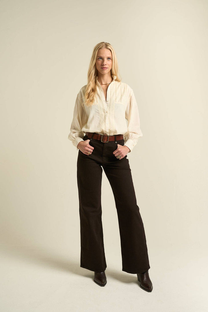 Sonmer Alexa Blouse — Ecru