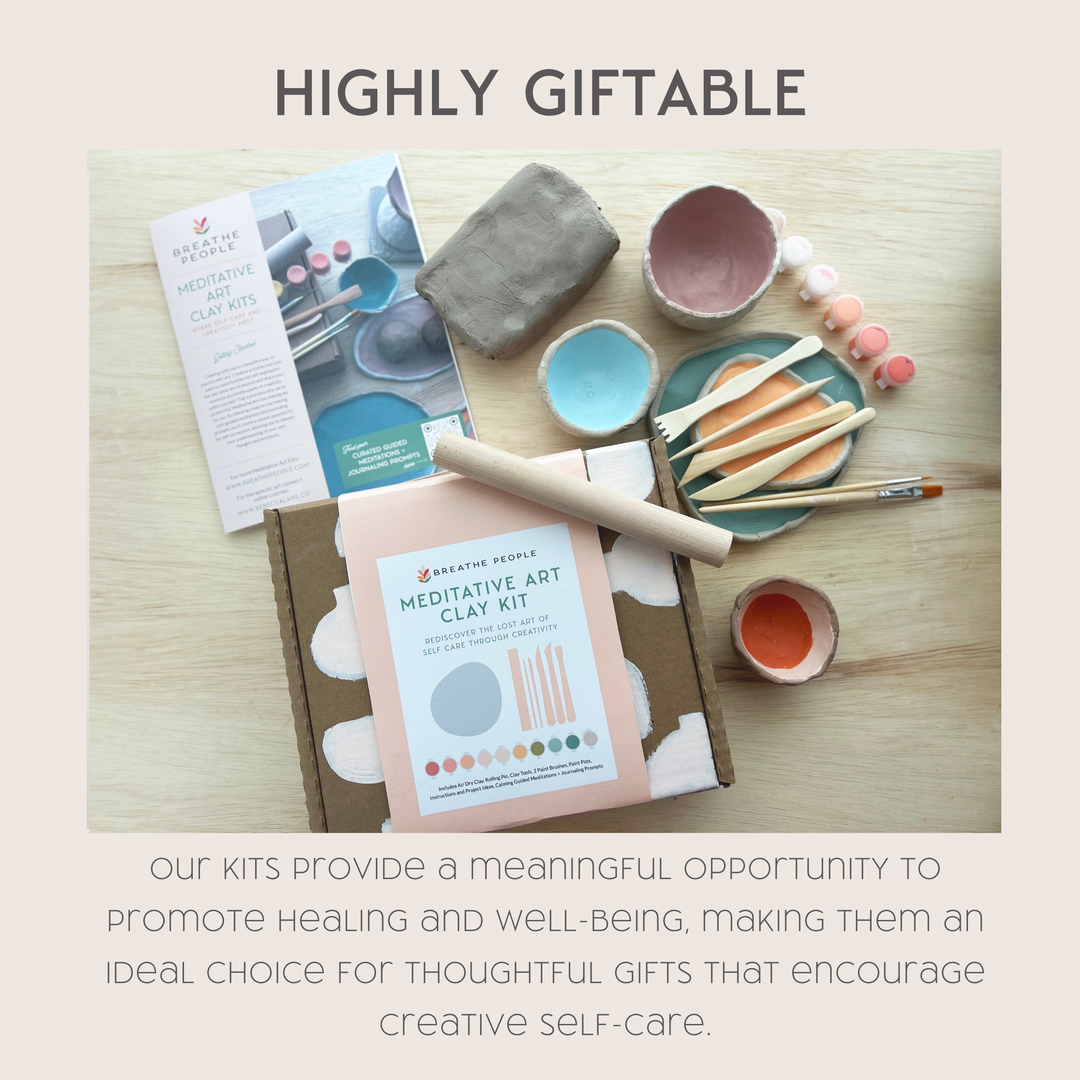 Breathe People - Deluxe Clay Date Activity Kit- Clay Kit for Two