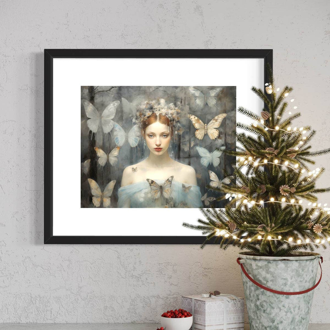 Butterfly Queen Gothic Winter Solstice Print