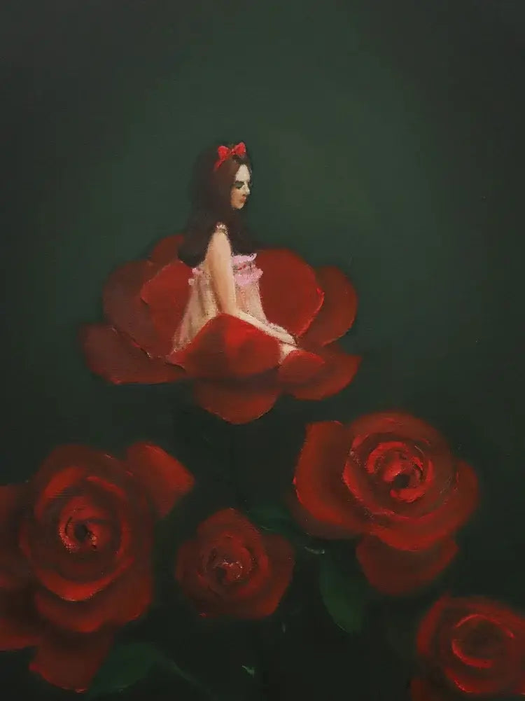 The Mansion Girls - London Rose. Fine Art Print. 8.5"x11"