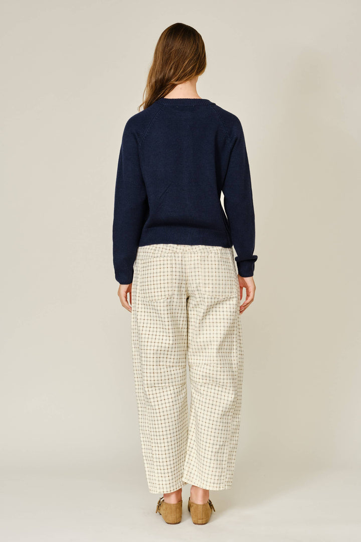 Pre-Order: Oxford Plaid Barrel Pants