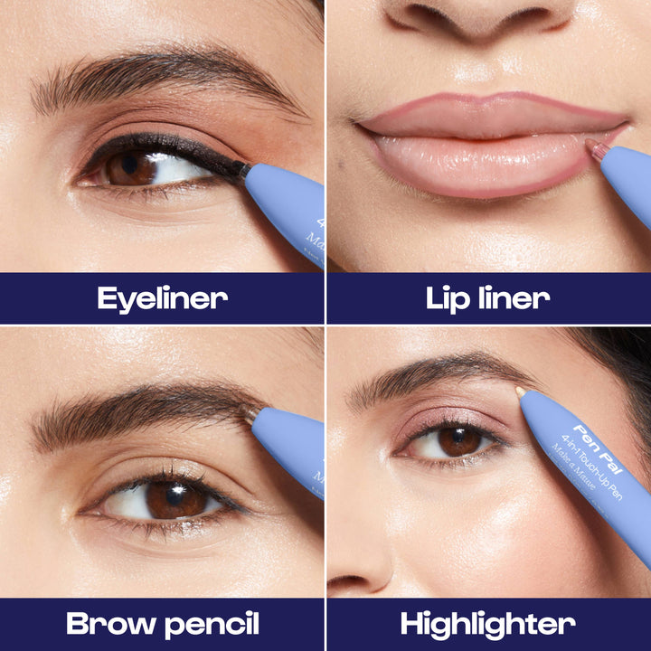 Alleyoop Pen Pal 4-in-1 Makeup Touch-Up Pen in Make a Mauve