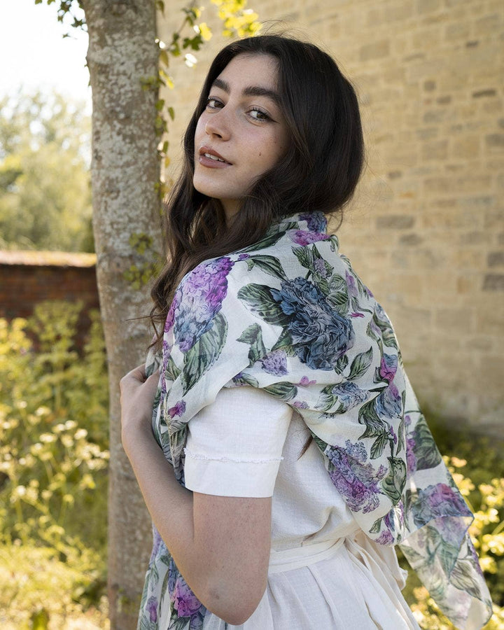 Fable England - Hydrangea Light Weight Scarf