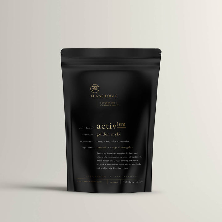 Lunar Logic Wild Apothecary - ACTIVISM Golden Mylk Superbrew - Powdered Health Drink
