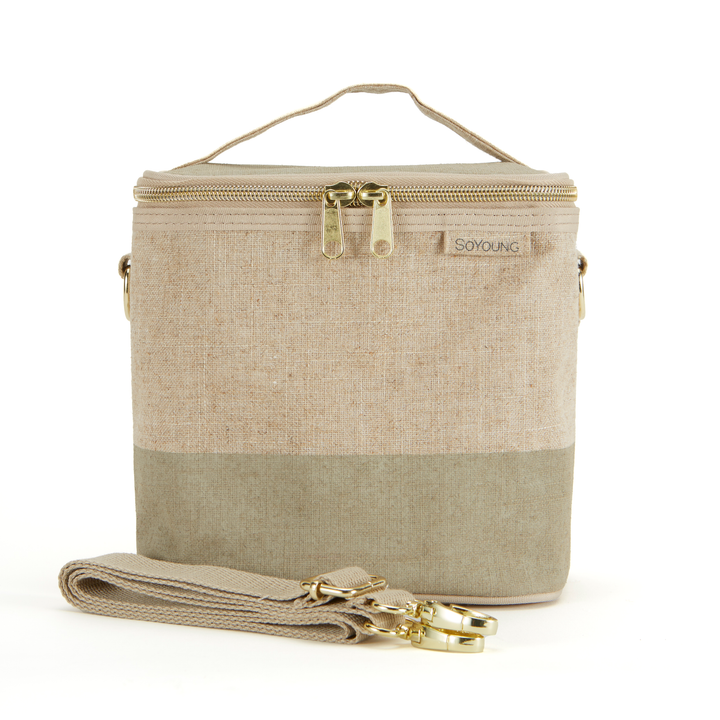 SoYoung - Cement Colour Block Petite Lunch Poche