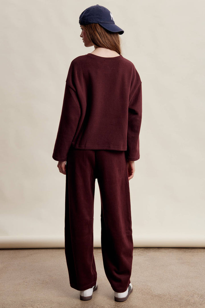 PRE-ORDER-Relaxed Stretch Cotton Knit Lounge Set