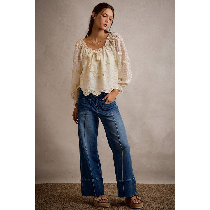 The Flora Lace Blouse