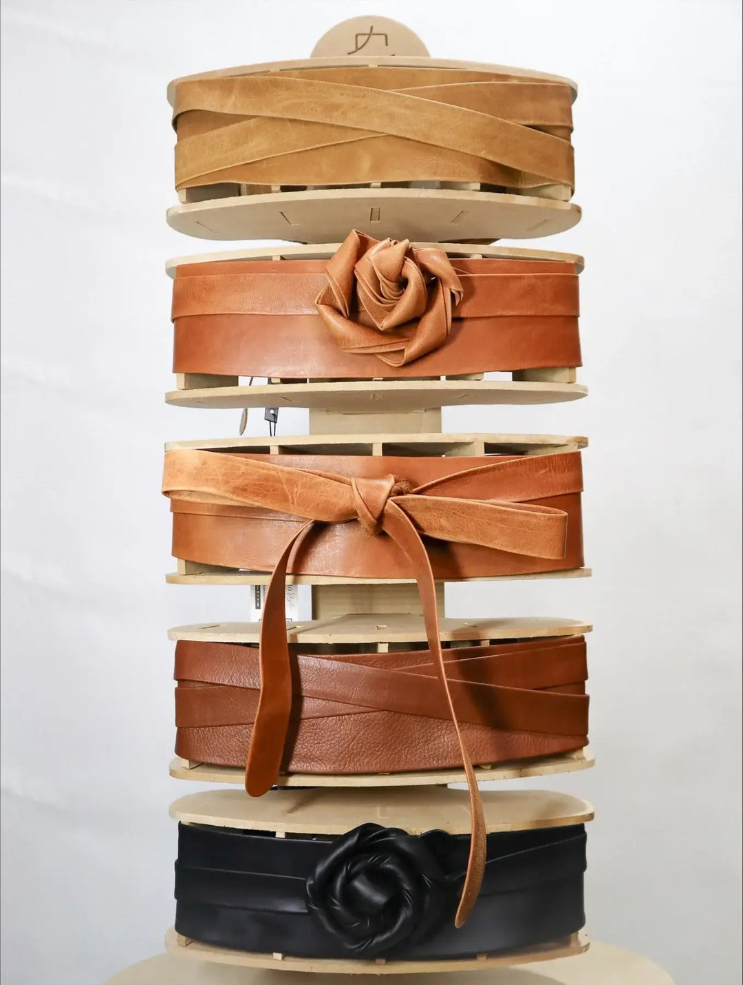ADA Collection Belts - Wrap Belt - Cognac