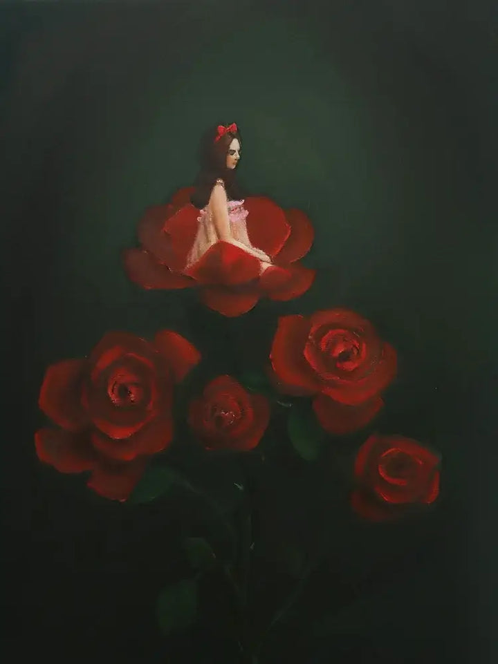 The Mansion Girls - London Rose. Fine Art Print. 8.5"x11"