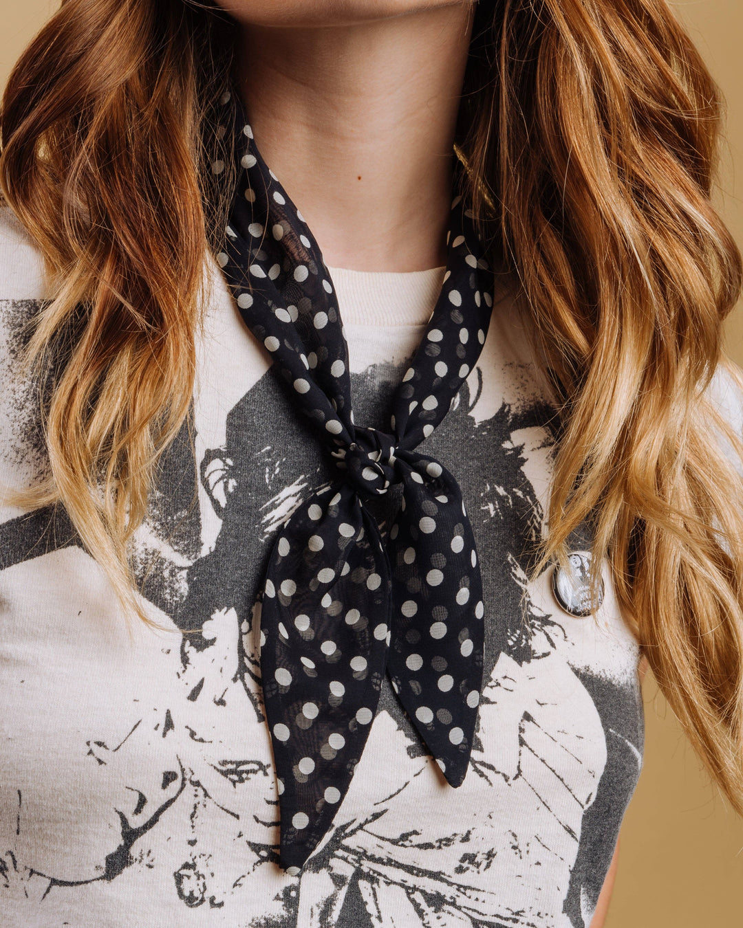The Dylan Polka Dot Scarf Tie | I&