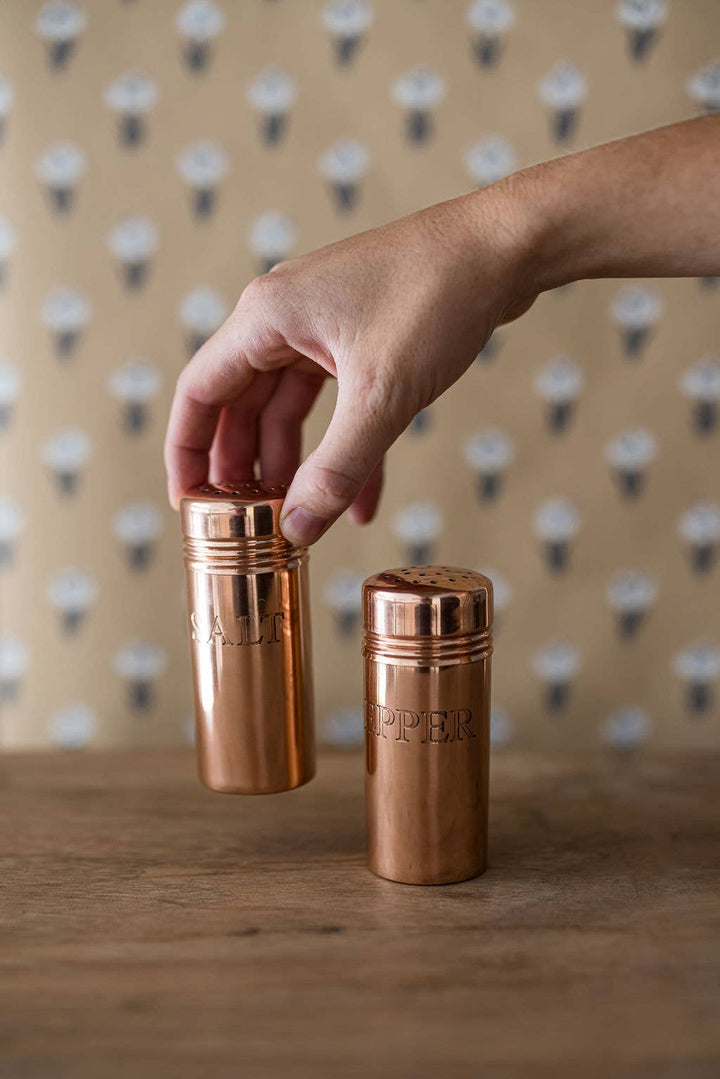 Copper Salt &amp; Pepper Shakers