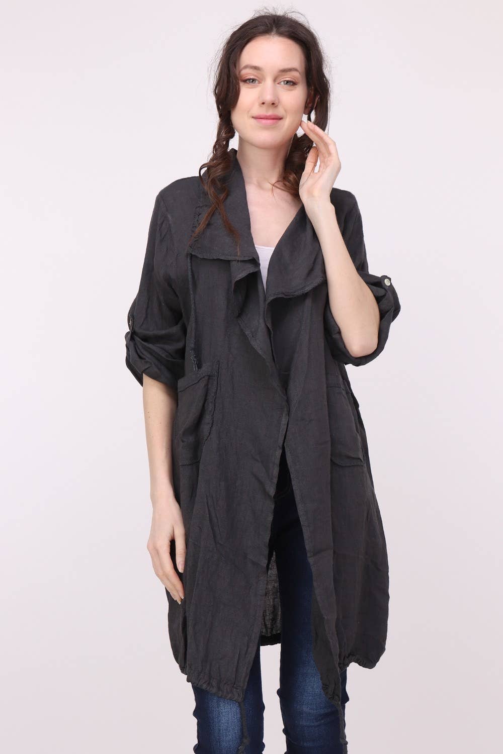 LÉA &amp; LUC - 100% Linen Vest REF. 9679