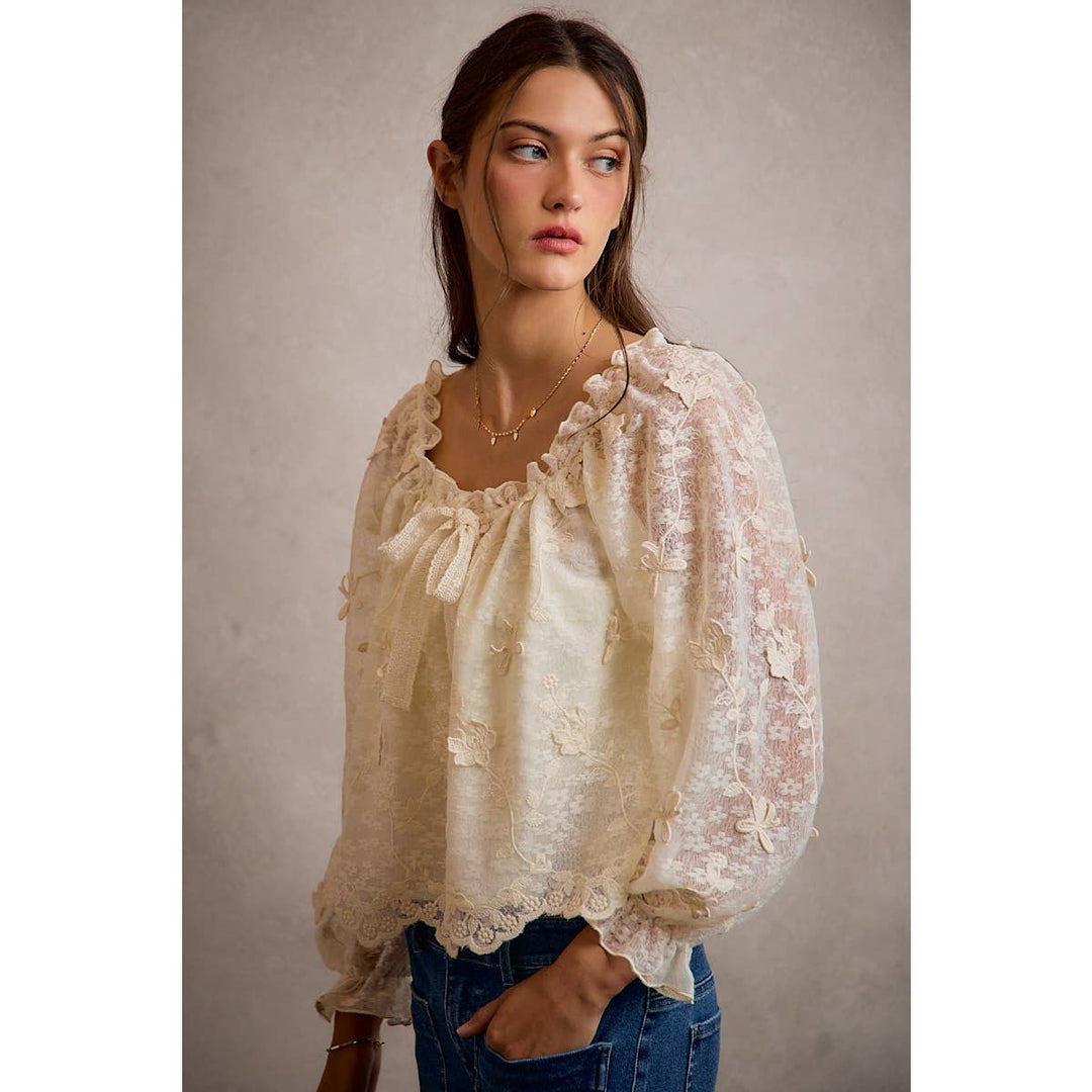 The Flora Lace Blouse
