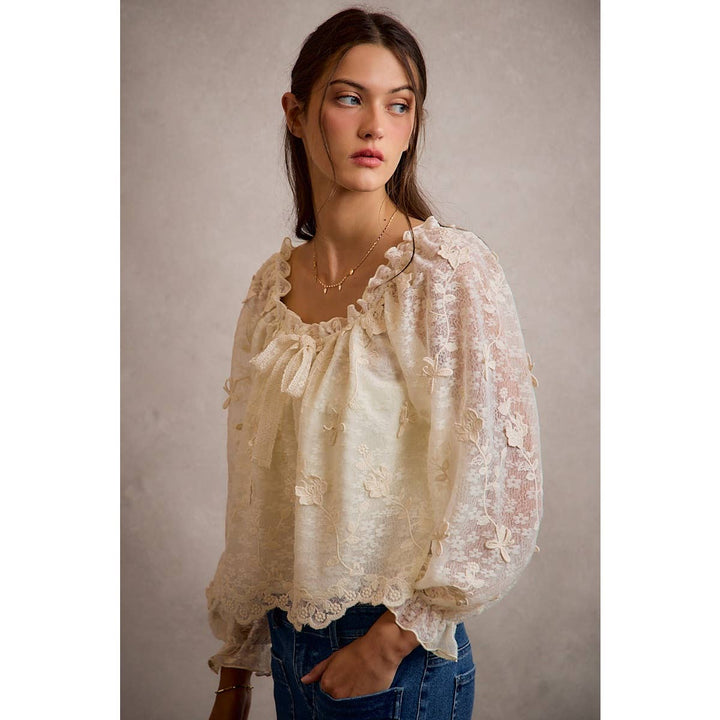 The Flora Lace Blouse