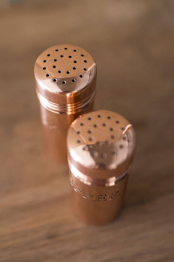 Copper Salt &amp; Pepper Shakers