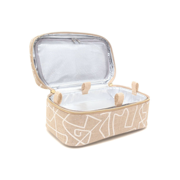 SoYoung - White Abstract Lines Beauty Poche