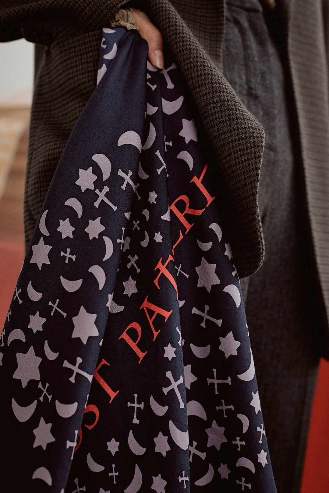 Lost Pattern NYC - "Lexicon" Silk Bandana